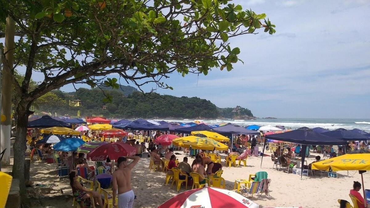 Cantinho Do Descanso Ll Na Praia Grande Ubatuba Exteriör bild